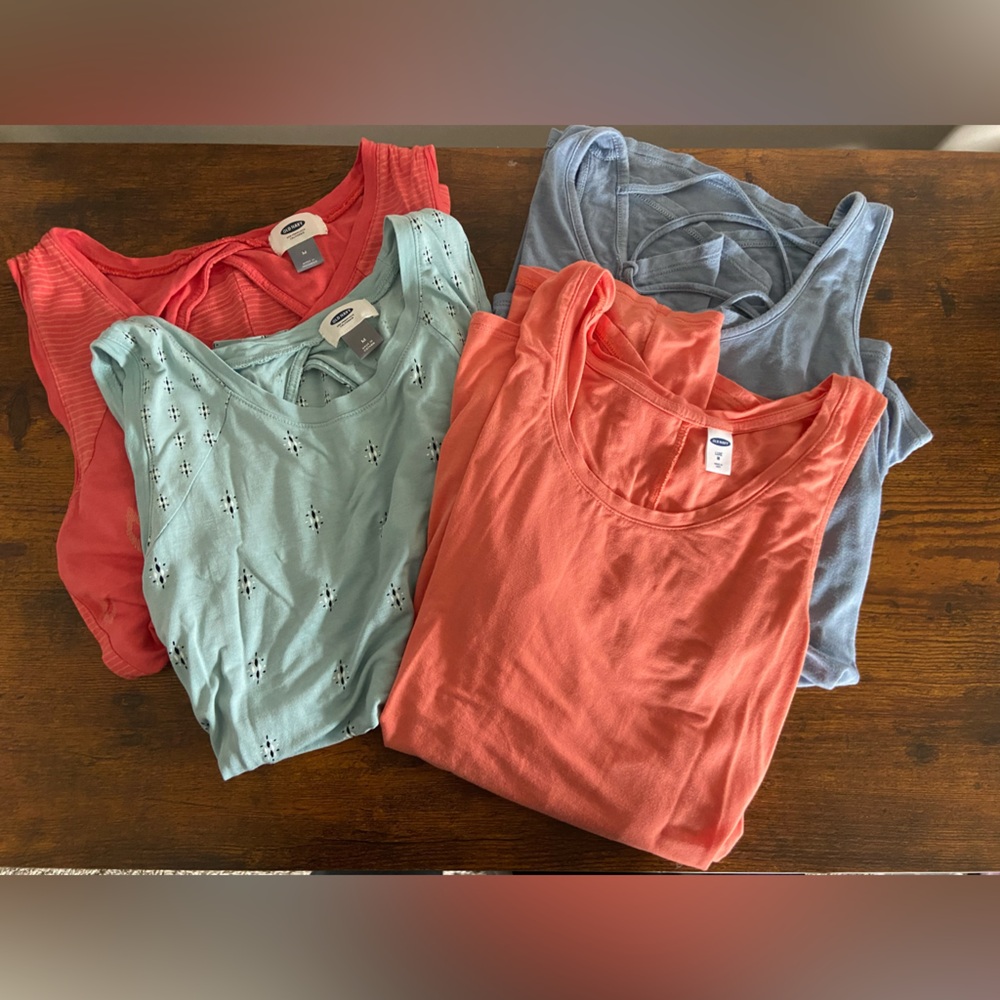 Old Navy/Hippy Rose Tanks-Lot of 4